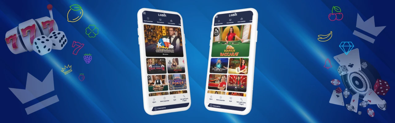 Baccarat på lilibet casino