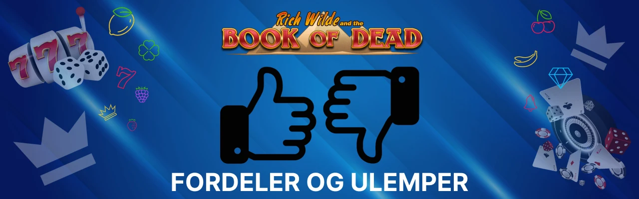 Fordeler og ulemper med book of dead