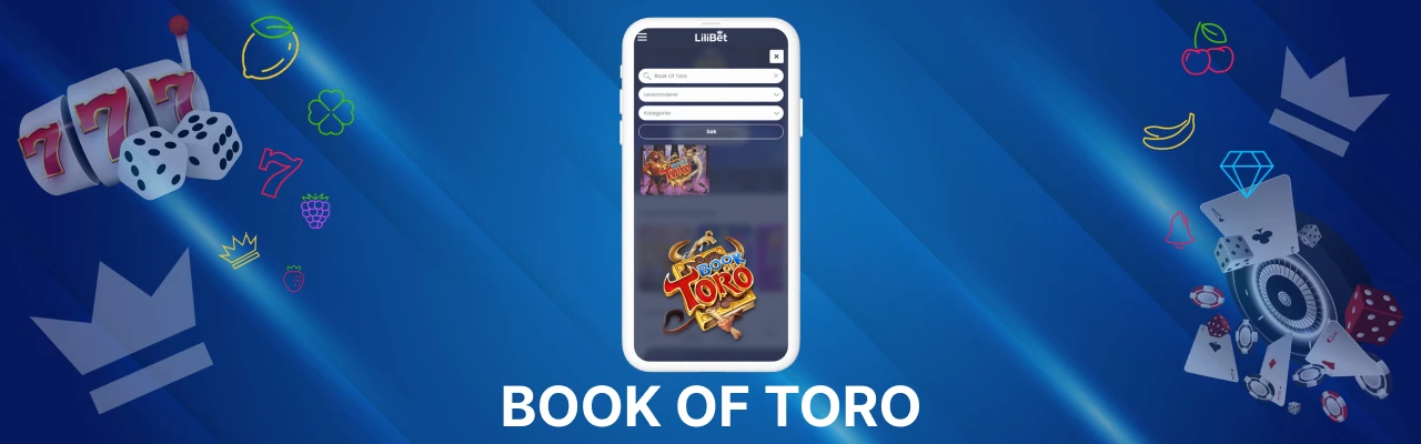 Spille på spilleautomaten book of toro