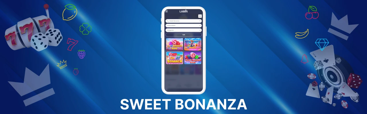 Spille på spilleautomaten sweet bonanza