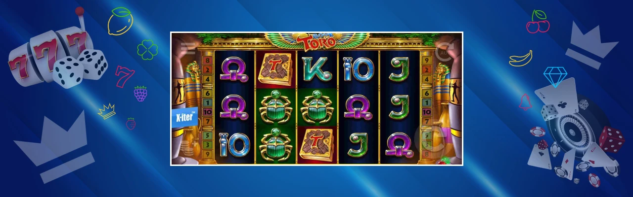 Spilleautomaten book of toro i norge