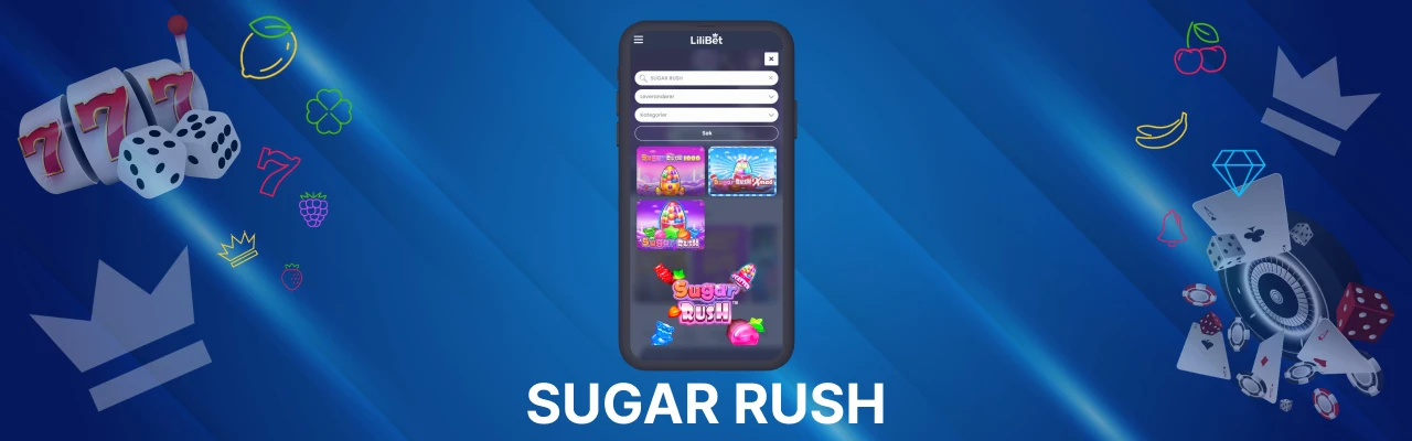 Spilleautomaten sugar rush i norge