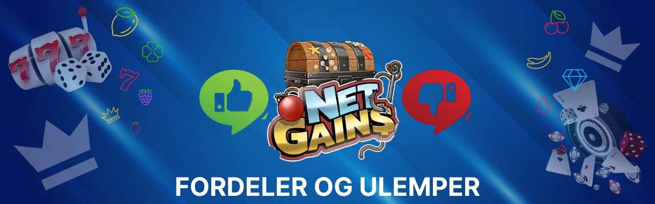 Spilleautomaten net gains fordeler og ulemper