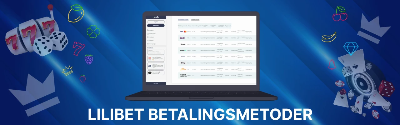 Betalingsmetoder pâ lilibet
