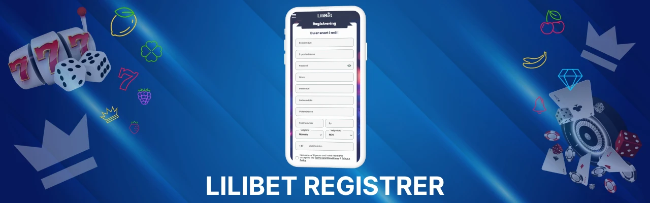 Lilibet registrer deg i norge