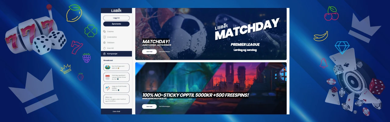 Lilibet bonusoversikt