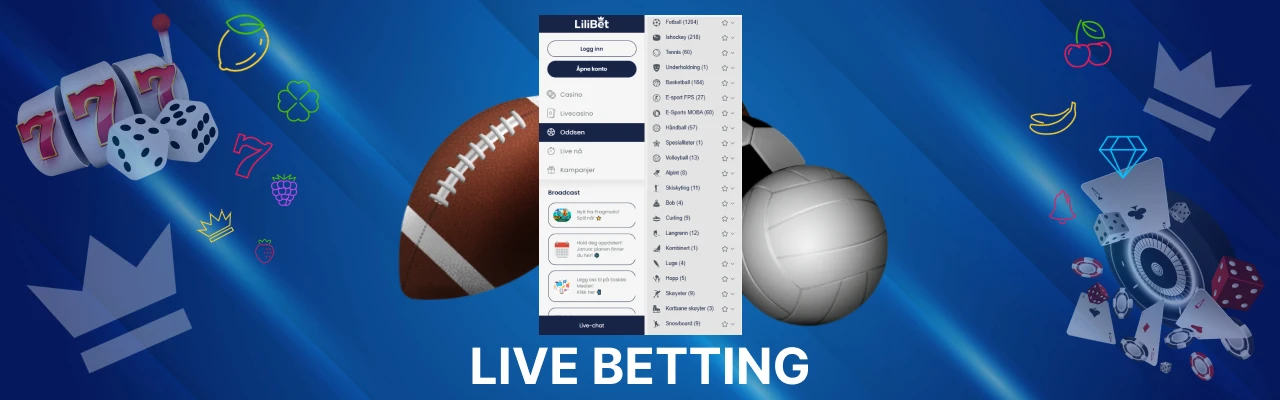Sporter for live betting