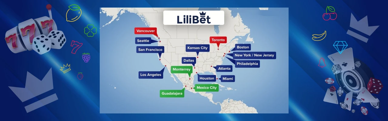 Hvilke byer har kamper i vm 2026