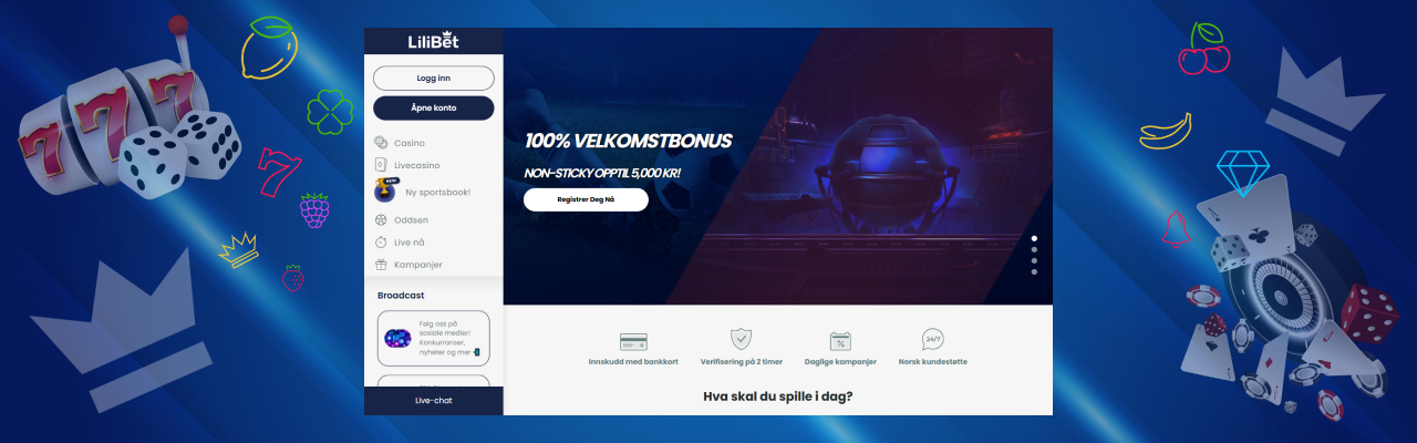 Fordeler med lilibet casino