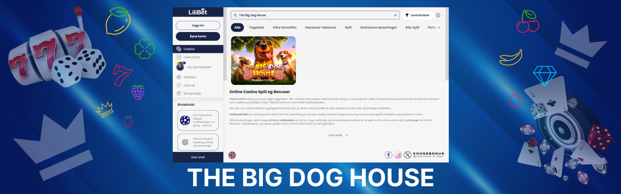 The big dog house spilleautomat